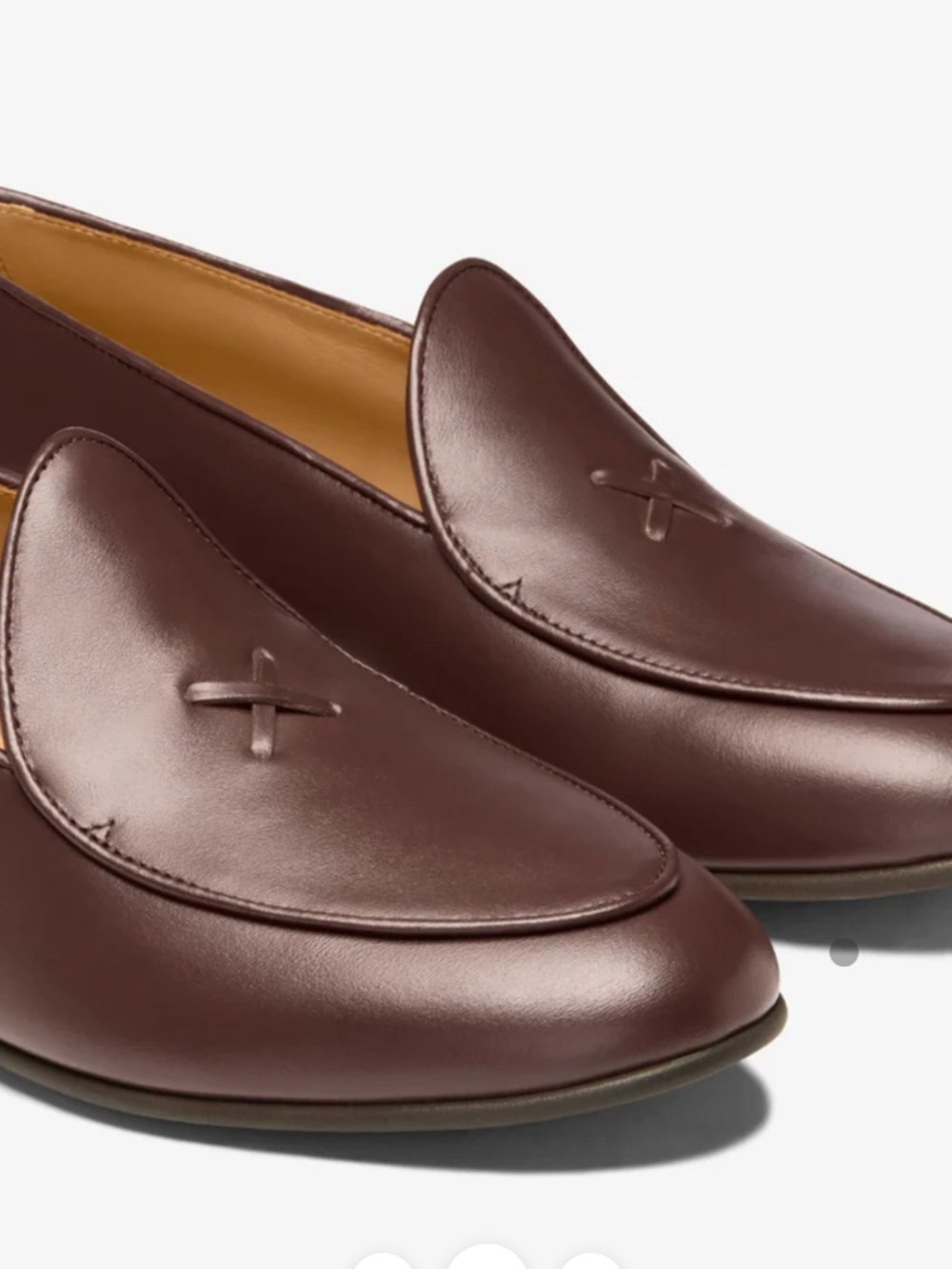Del Toro Brown Leather Milano Loafer